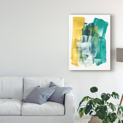 24" x 32" Metro Gesture Ii by June Erica Vess - Trademark Fine Art
