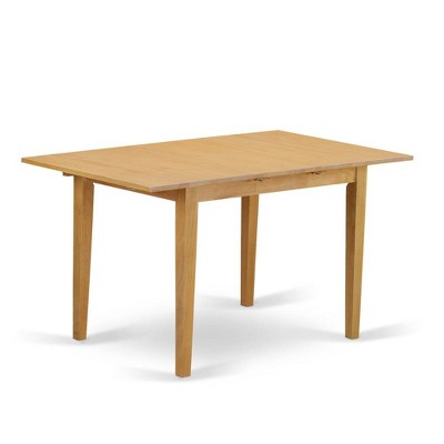 East West Furniture, Norfolk  rectangular  table  with  12"  Butterfly  Leaf    -Oak  Finish.
