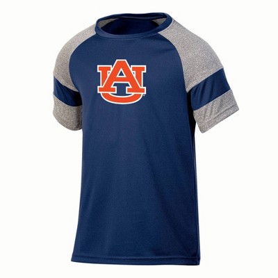 NCAA Auburn Tigers Boys' Gray Poly T-Shirt