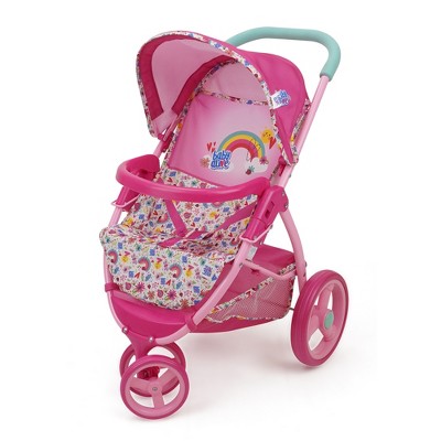 Baby Alive: Doll Jogging Stroller - Pink & Rainbow - Fits Dolls Up To 24"