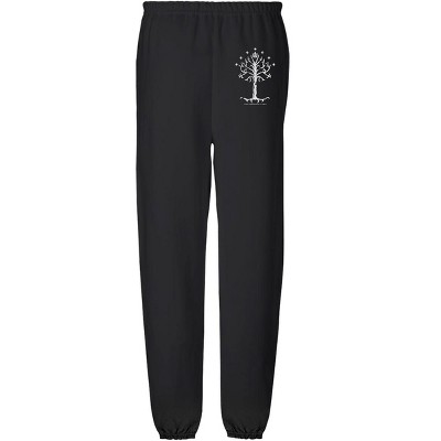 Lord of The Rings Tree of Gondor Mens Jogger Sweatpants Black