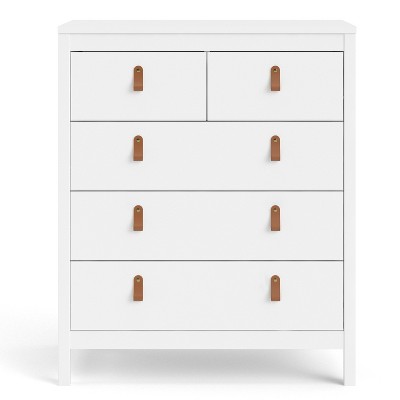 HomeStock Madrid 5 Drawer Chest Modern-Traditional Style 189" X 324" X 3894"