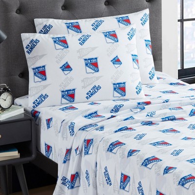 Sweet Home Collection NHL New York Rangers Bed Sheet Sets