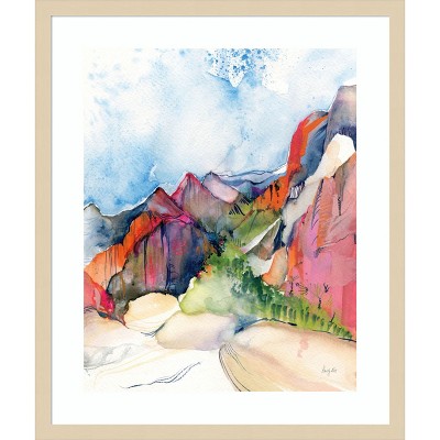Amanti Art Desert Days by Kristy Rice Wood Framed Wall Art Print