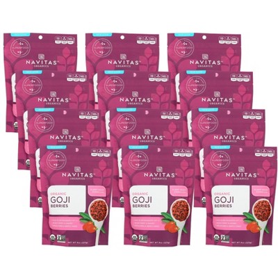 Navitas Organics Goji Berries - Case of 12/8 oz