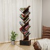 MOEPISY 9 Tier Tree Bookshelf with Drawer Bookcase - 3 of 4