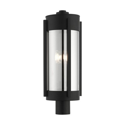 Livex Lighting Sheridan 3 - Light Post Light in  Black/Brushed Nickel