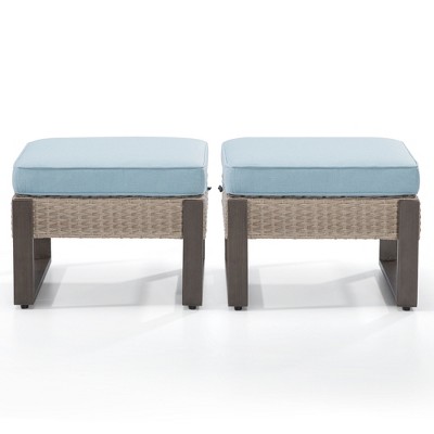 UPTIOT Outdoor Ottoman with Cushion