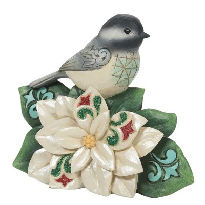 Jim Shore 4.75 In Joy Blooms Here , Winter Wonderland Chickadee (1PC)