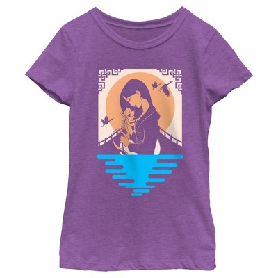 Girl's Mulan Floral Smell T-Shirt
