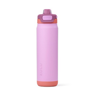 Zulu 24oz Stainless Steel Powerfill Pro Water Bottle - Pink