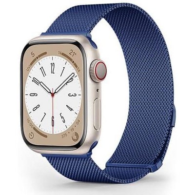 Worryfree Gadgets Metal Mesh Magnetic Dressy Band for Apple Watch - Two Color Option