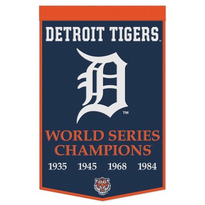 24" x 38" MLB Detroit Tigers Wool Banner