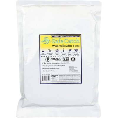 Safecatch Wild Yellowfin Tuna - Case of 6 - 43 oz
