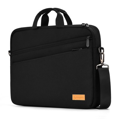 16 inch Laptop Computer PC Shoulder Bag Carrying Case, Water-Repellent Fabric Briefcase