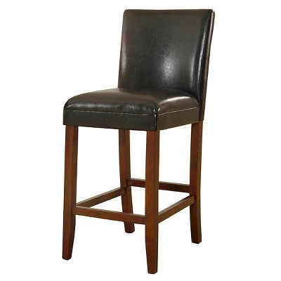29" Faux Leather Barstool - HomePop
