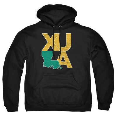 Men's Xavier University Of Louisiana Distressed Primary Logo Pull-Over Hoodie