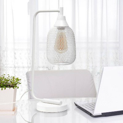 Industrial Mesh Desk Lamp Matte - Lalia Home