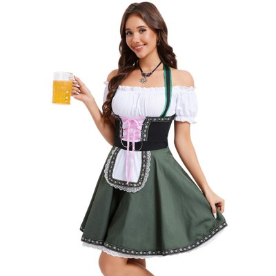 Womens Dress 1 Piece Costumes for Traditional Carnival Halloween