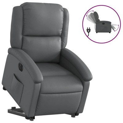 vidaXL Electric Stand Up Recliner Chair Gray