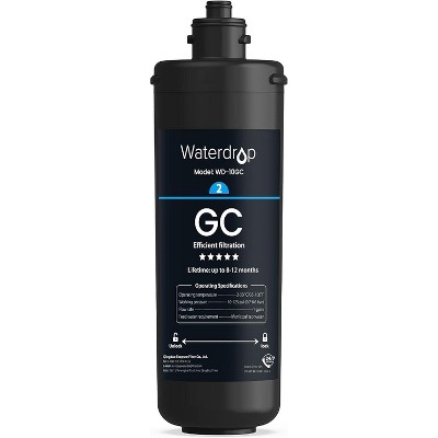 Waterdrop WD-10GC Under Sink Water Filter, Replacement for Waterdrop TSA & TSB & TSB CM 3-stage Under Sink Water Filter System