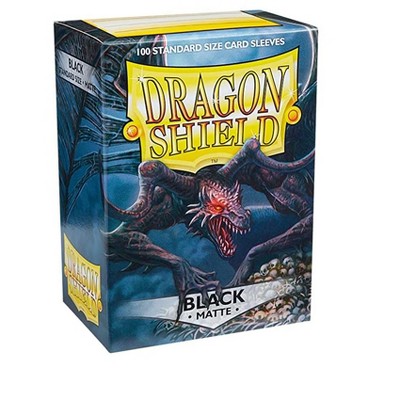 Dragon Shield Matte Black 100 Protective Sleeves
