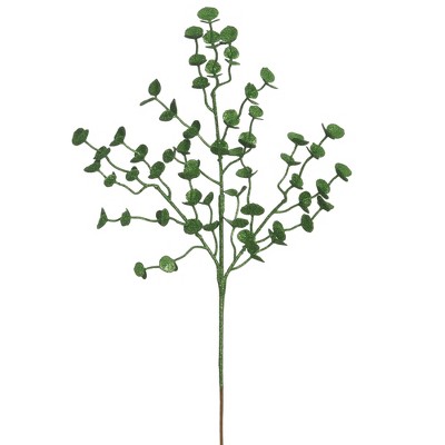 Vickerman 22" Artificial Eucalyptus Spray Glitter Spray
