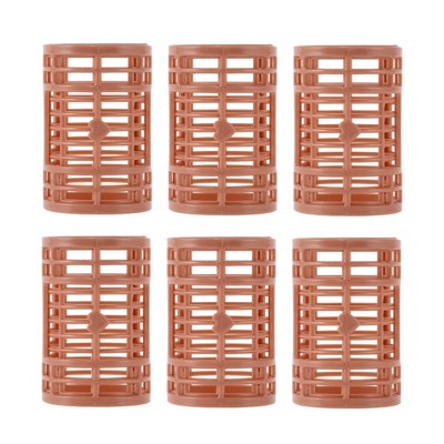 Unique Bargains Women's Heatless Voluminous Hair Rollers 2.48"x1.57" 6pcs