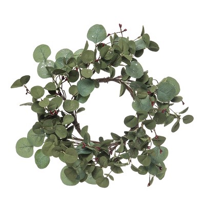 Transpac 16 Inch Green Christmas Dream Foam Wreath Perfect for Holiday Decor and Festive Celebrations