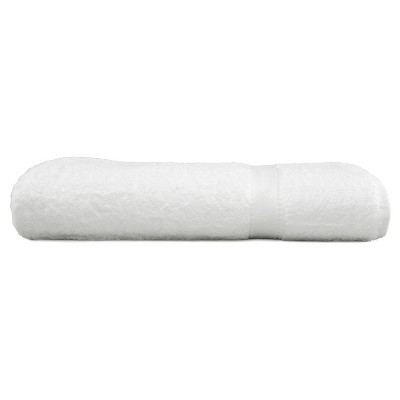 Linum Home Textiles Terry Bath Sheet White : Microfiber, Machine Washable, Non-Slip Backing