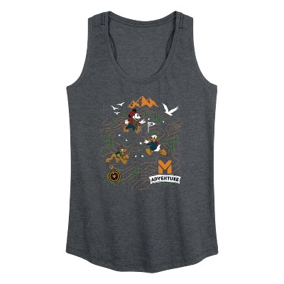 Women's - Disney - Adventure Map Graphic Racerback Tank