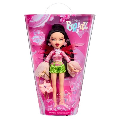 Bratz Fashion Pixiez Jade Collectible Fantasy Doll with Real Fashions and Accessories: Articulated with Hazel Eyes, PVC & Polyester