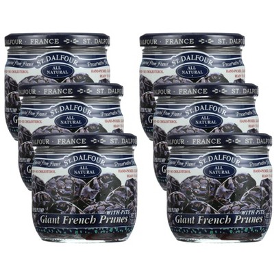 St. Dalfour Giant French Prunes With Pits - Case of 6/7 oz