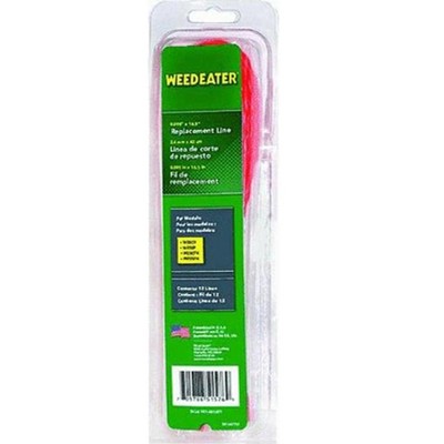 Weed Eater W25CFK Trimmer Genuine Pre-Cut 0.095" x 16.5" String Trimmer Line, 12 Pack - 581681001
