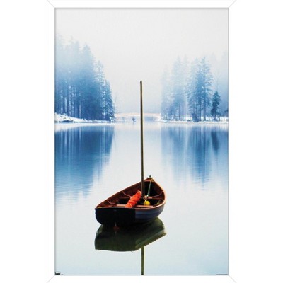 Trends International Ata Alishahi - A Boat Framed Wall Poster Prints