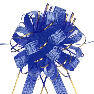 Unique Bargains Wedding Baskets Presents Christmas Large Pull Bow Gift Wrapping Bows Ribbons 20 Pcs