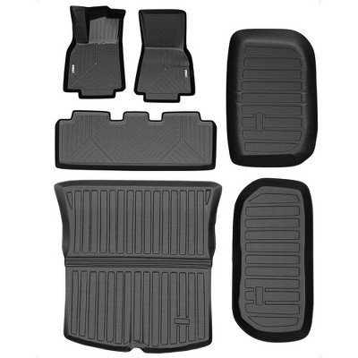 Whizmax Custom Fit Floor Mats for 2020-2023 Tesla Model Y(5 Seater),Front and Rear Trunk Mat 3 Sets