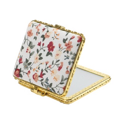 Unique Bargains Rectangle Mini Mirror for Purses 1 Pc