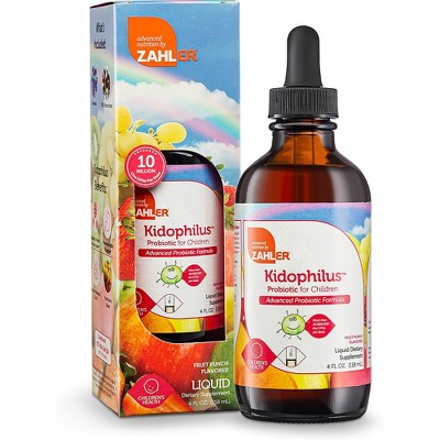 Zahler Kidophilus Liquid, Liquid Probiotics for Kids, Children's Probiotics Drops, 4oz