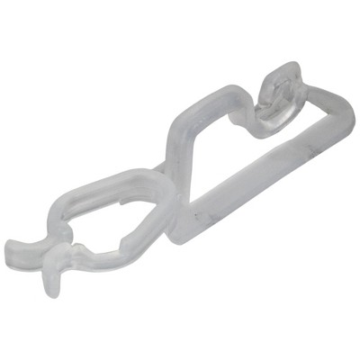 Northlight Commercial Grade Gutter and Shingle LED Christmas Light Clips - Clear - 100ct
