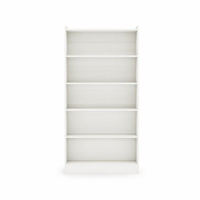 Lirago 6-Tier Wooden Open Bookshelf-Sturdy Particleboard and Melamine Saving Storage for Living Room Office and Bedroom