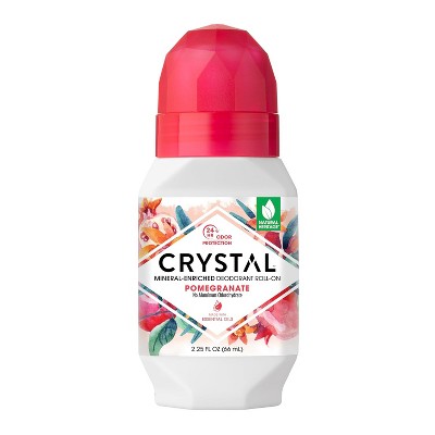 Crystal Essence Mineral Deodorant Roll-On Pomegranate 2.25 Oz