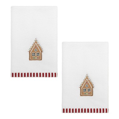 Avanti Linens Gingerbread Man 2-Pack Fingertip Towel Set