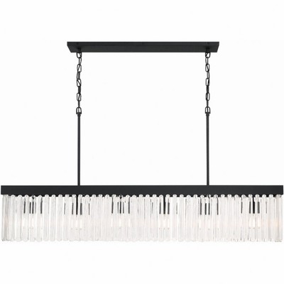 Crystorama Lighting Emory 6 - Light Chandelier in  Black Forged