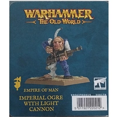 Imperial Ogre With Light Cannon Empire Of Man Warhammer Old World