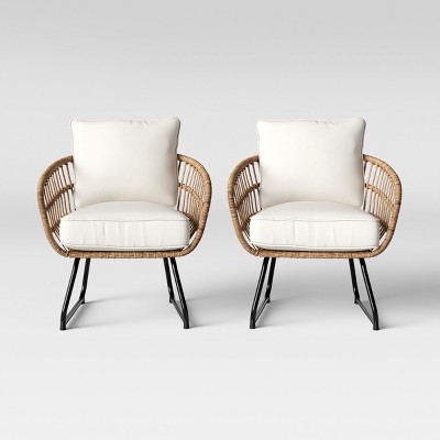 2pc Southport Outdoor Patio Chairs, Club Chairs - Threshold™