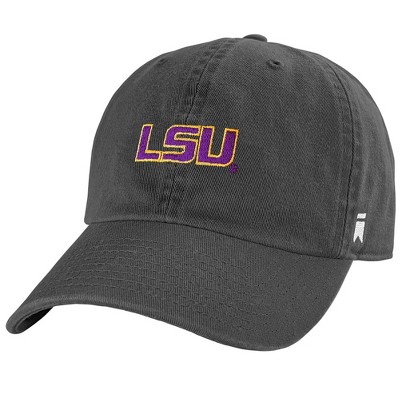 LSU Dad Cap Adult Dad Cap Charcoal OS