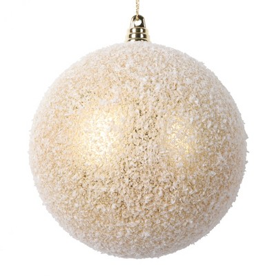 Vickerman 4.75" Matte Snow Covered Ornament