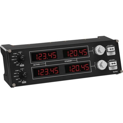Saitek Flight Radio Panel Professional Simulation Radio Controller - Cable - USB - PC - Black