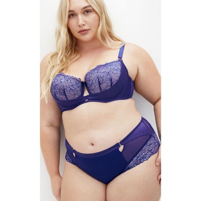 Women's Plus Size Renay Contour Bra - sapphire | CITY CHIC